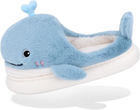 Cute Slippers, Slippers for Women, Kawaii Whale House Slippers for Woman, Cartoon Animal Slippers for Indoor in Saudi Arabia