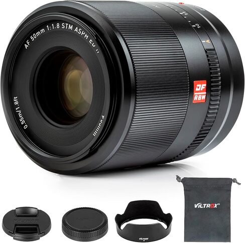 VILTROX 50mm f/1.8 F1.8 STM Auto Focus Prime Full Frame Lens for Nikon Z-Mount Camera Z5 Z50 Z6 Z6 II Z7 Z7 II in Saudi Arabia
