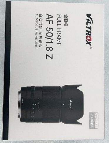 VILTROX 50mm f/1.8 F1.8 STM Auto Focus Prime Full Frame Lens for Nikon Z-Mount Camera Z5 Z50 Z6 Z6 II Z7 Z7 II in Saudi Arabia