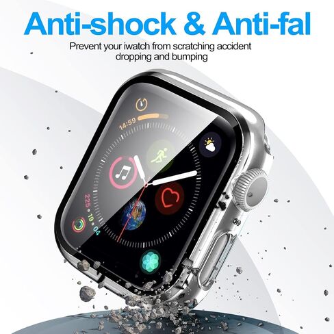 YMHML [8 عبوات متوافقة مع واقي شاشة Apple Watch Series 10 مقاس 42 مم، [طبقة مرنة مطورة] طبقة ناعمة عالية الدقة مضادة للخدش لملحقات iWatch in Kuwait