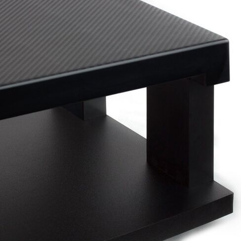 Aleratec 2-Tier Swivel TV Stand: Adjustable TV Riser for Flat Screens, Gaming Consoles and Monitors - Space-Saving Tabletop Stand for Home and Office (20.75in x 11in) in Saudi Arabia