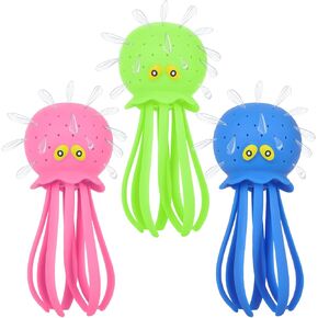 Octopus Water Pool Toys for Toddlers Water Bombs Splash Balls for Kids Summer Bath Swimming (Octopus3PCS)