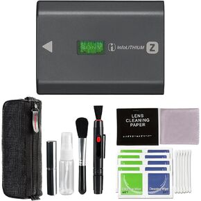 Sony NPFZ100 Z-Series Rechargeable Battery Camera (2 Pack) with Pixel Cleaning Kit