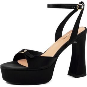 Platform Heels for Women Platform Sandals Womens Chunky Heel Open Toe Pumps Ankle Strap Womens Wedding Party Pumps Shoes