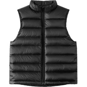 Happy Cherry Down Puffer Vest for Boy Girls Lightweight Water-Resistant Winter Jacket Outwear Kids Fall Sleeveless Coats
