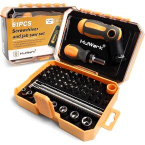 Screwdriver Bits & Socket Set 77 Piece (61)