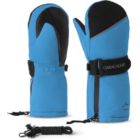 قفازات الثلج للأطفال الصغار مقاومة للماء للأعمار من 2 إلى 7 سنوات، قفازات ثينسوليت دافئة للأولاد والبنات للتزلج في الشتاء للأطفال in Kuwait