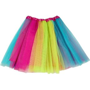 Tutu Skirts for Women, Adult & Teen Girl 3 Layered Puffy Tulle Ballerina Tutu Dress Princess for Halloween & Ballet W-T1TS