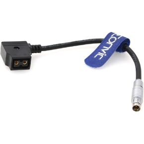 Eonvic Fischer RS 3 Pin Male to Ptap Cable for Tilta to Arri Alexa Camera