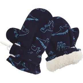 Toddler Gloves Kids Mittens Winter Warm Lined Fleece Gloves Waterproof Ski Snow Gloves for Boys Girls
