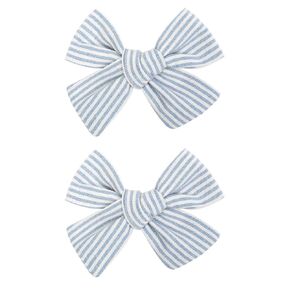 2Pcs Small Hair Bows, Cute Baby Girls Alligator Hair Clip Little Girls Kids Barrettes Hair Accessories (Leopard, One Size)