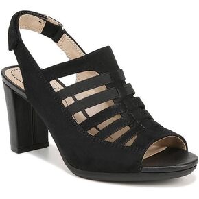 LifeStride Women's Arlene Strappy Slingback Block Heel Sandals Heeled