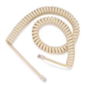 Uvital 16FT Long Phone Cord for Landline(Coiled Length 2FT), 1 Pack Black Telephone Handset Cord Compatible with Cisco 6900 & 7800 & 7900 & 8800 & 8900 Series IP Phones