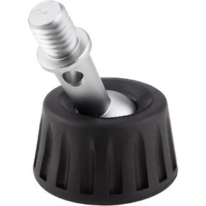 Anti-Slip Tripod Feet with Reinforcing Iron Ring and 3/8" Screw,for Tripod with 3/8" Screw Holes(3PCS)