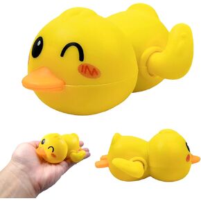 Wind Up Bath Toys, Cute Diving White Duck Toys for Babies, Toddler Bathtub Water Toys, Newborn Toys, Floating Pool Toys, for Boys and Girls of All Ages