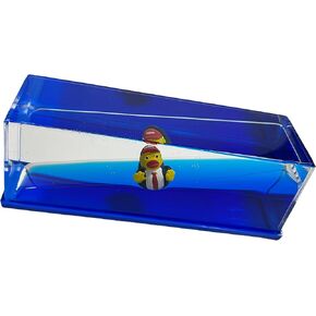 Honsheng Unsinkable Rubber Duck Fun Toys Enthusiasts Acrylic Paperweight for Car Desk Decorations Liquid Wave Cruise Ship Fluid Drift Bottle Boat in a Box Toys (Gold)