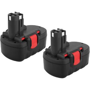 Joiry 18V Battery for Bosch BAT025 BAT026 BAT160 BAT180 BAT181 BAT189 Bosch Power Tools 3000mAh NiMH Replacement Battery (2 Packs)