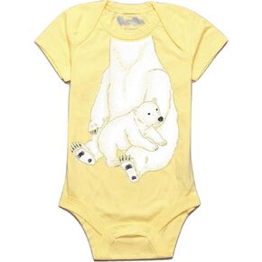 Become an Animal Super Soft Short Sleeve Onesie Bodysuit for Baby + Infant (0-24M)