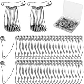 200pcs Curved Safety Pins, 1.5 Inch Quilting Basting Pins Curved Quilting Pins Bent Sewing Safety Pins for Quilting Knitting Sewing Crafting