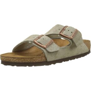 BIRKENSTOCK Unisex Mules, Grey Taupe, 9.5 US Women