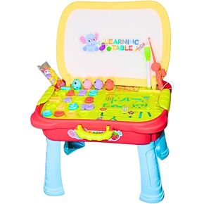 versatile table Children's toys educational multi-functional learning table play house flying chess fishing board table., Large