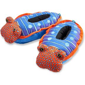 Coddies Sea Slug Slippers | Cozy Plush Animal Slippers, Memory Foam House Shoes with Hard Sole, Funny Christmas Gift for Men, Women & Kids