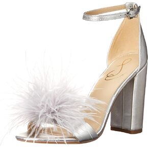 Sam Edelman Women's Yaro Feather Heeled Sandal in Saudi Arabia