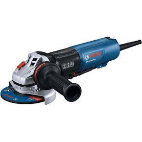 BOSCH GWS14-50PBD 5 In. Angle Grinder with Brake and No Lock-On Paddle Switch - Compact, Powerful, and Ergonomic for Grinding and Cutting Applications