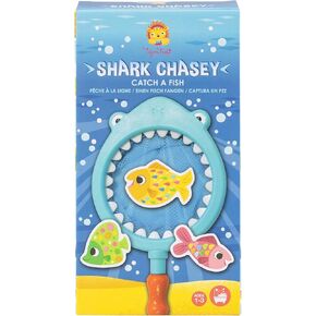 Tiger Tribe: Shark Chasey - Catch a Fish ECO - Fun Bath Time Toy, Scoop & Catch The Fish with The Shark Mouth Net, Toddlers & Kids Ages 3+