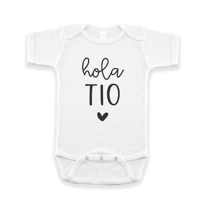Hola Tio Spanish Surprise Pregnancy Announcement for Uncle - New Baby Announcement Gift for Brother (Natural)