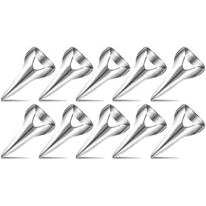 10 Pcs Adjustable Hair Parting and Selecting Tool Hair Sectioning Ring Nail Finger,Hair Parting Selecting Sectioning Tool,Hair Parting Ring for Sectioning Hair Extensions Accessories (Silver)