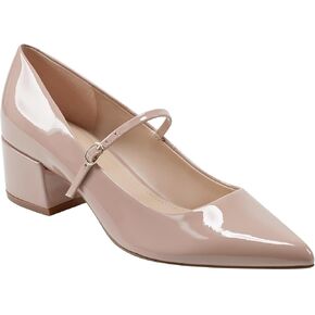 Marc Fisher LTD Women's LUCCIE Pump, Light Natural Patent Leather 110, 8