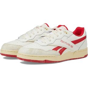 Reebok Unisex BB 4000 II Sneaker, Chalk/Weathered White/Vector Red, 12 US Men