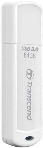 Transcend ‎TS64GJF730 64GB JetFlash 730 USB3.1 Flash Drive, White in Saudi Arabia