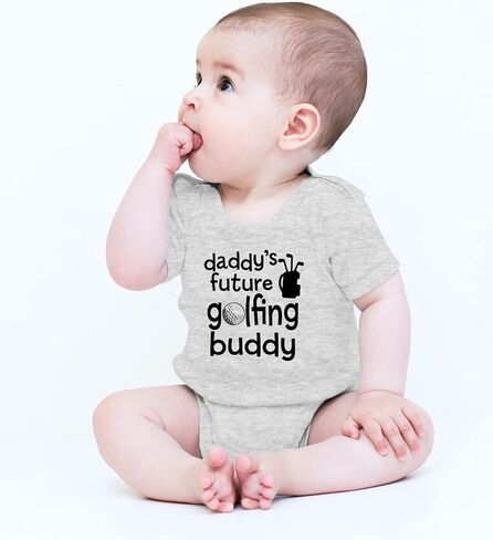 CBTwear Daddy’s Future Golfing Buddy Baby Bodysuit Adorable Boy Romper Clothing Cute Newborn Clothes in Saudi Arabia