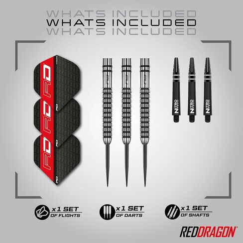 RED DRAGON Gian Van Veen Premium Tungsten Darts Set with Flights and Stems in Saudi Arabia