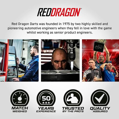 RED DRAGON Gian Van Veen Premium Tungsten Darts Set with Flights and Stems in Saudi Arabia