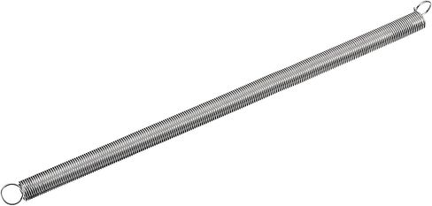 uxcell Extended Spring (0.035"x0.25"x2.5"/0.9x6.35x63.5mm), 1Pcs Spring Steel Dual Hook Tension Springs for Machinery Construction Industrial in Saudi Arabia