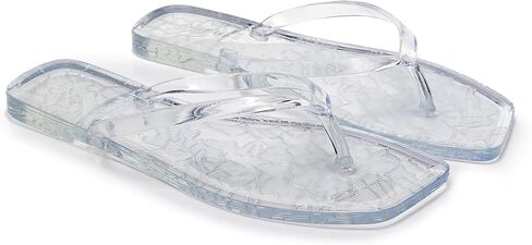 Women Flip Flops Jelly Shoes Thong Sandals Flat Slides Clear Jellies Pool Slippers Bathroom Summer Beach Size 8 Ladies Non Slip Dress Comfortable Quick Drying Soft in Saudi Arabia