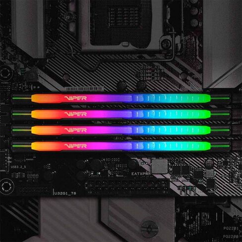Patriot Memory Viper Steel RGB DDR4 16GB (1 x 16GB) 3600MHz Module - PVSR416G360C0 in Kuwait
