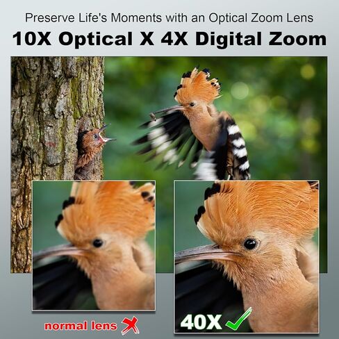 كاميرات رقمية NBD بدقة 64 ميجابكسل للتصوير الفوتوغرافي والفيديو، وكاميرا تسجيل فيديو بتكبير 4K 40 X لليوتيوب مع التحكم في WiFi والتطبيقات، ومخرج فلاش وHDMI، وبطاقة SD سعة 32 جيجابايت، وبطاريتين (W2) in Kuwait