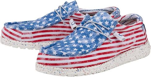 Hey Dude Wally Patriotic - Off White Patriotic in Saudi Arabia