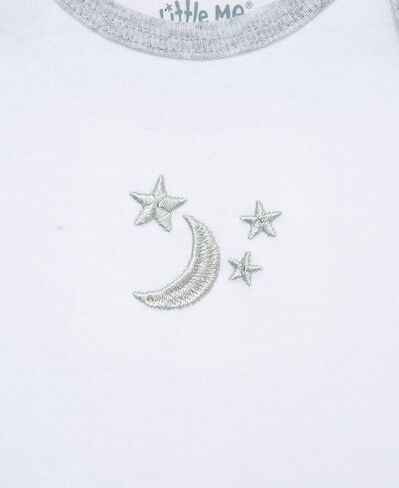 Little Me Baby Gender Neutral 3-Pack 100% Cotton Scratch Free Tag Bodysuits in Kuwait