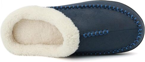 أحذية بدون كعب للرجال، شباشب من الإسفنج الذكي، أحذية منزلية للرجال للأماكن الداخلية والخارجية مع بطانة من الصوف المصنوع من جلد الغزال الدقيق in Kuwait