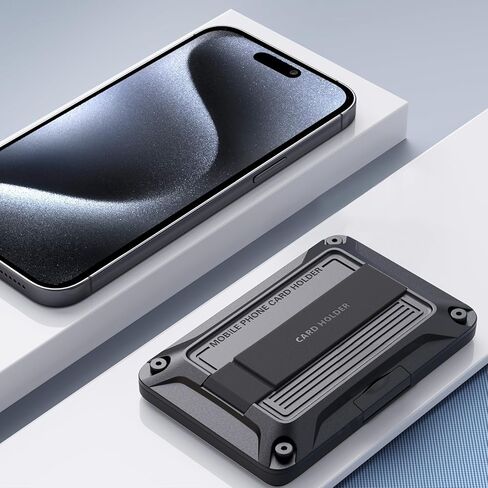 ZtotopCases لمحفظة Magsafe حامل البطاقات المغناطيسية ووظيفة حظر RFID، محفظة مغناطيسية لسلسلة iPhone 16/15/14/13/12، تناسب 3-4 بطاقات، أزرق in Saudi Arabia