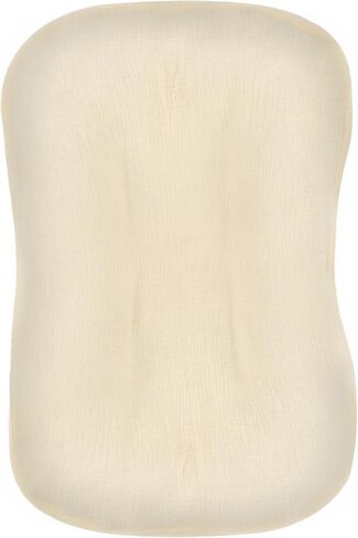 Muslin Baby Lounger Cover for Snuggle Me Lounger,100% Cotton Soft Breathable Infant Lounger Cover for Newborn Girls Boys, Cover Only, Beige in Saudi Arabia