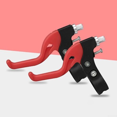 Bike Brake Levers,Children's Kids Brake Handle, Kids Bike Hand Brake Kit,Road Bike Spare Parts(Pink) in Kuwait