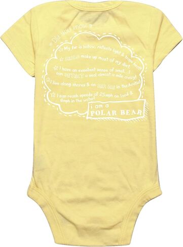 Become an Animal Super Soft Short Sleeve Onesie Bodysuit for Baby + Infant (0-24M) in Kuwait