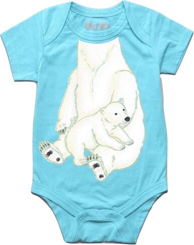 Become an Animal Super Soft Short Sleeve Onesie Bodysuit for Baby + Infant (0-24M) in Kuwait