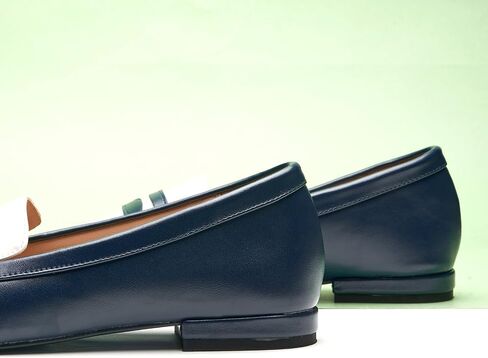 C.Paravano Penny Loafers for Women Formal Dress Square Toe Flats Slip on Loafer Shoes Comfort Loafer for Business Casual Wear in Kuwait